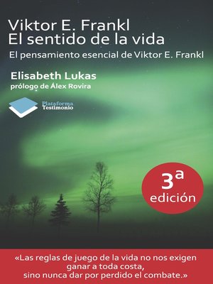 cover image of Viktor E. Frankl. El sentido de la vida